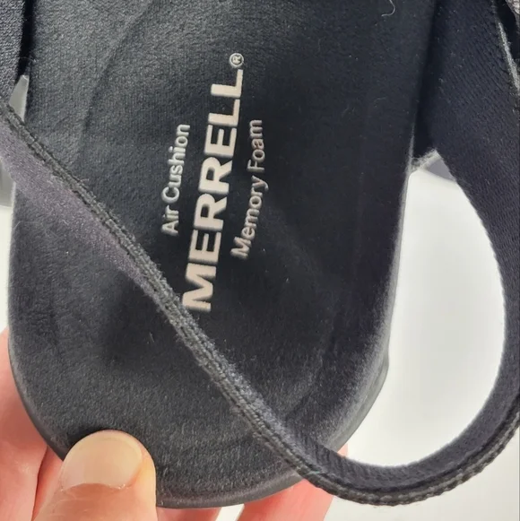 Merrell Black Sandals with Memory Foam #752 Size 9 - Picture 10 of 11